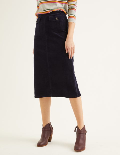 Natalie Midi Skirt - Navy Natalie Midi Skirt - Navy