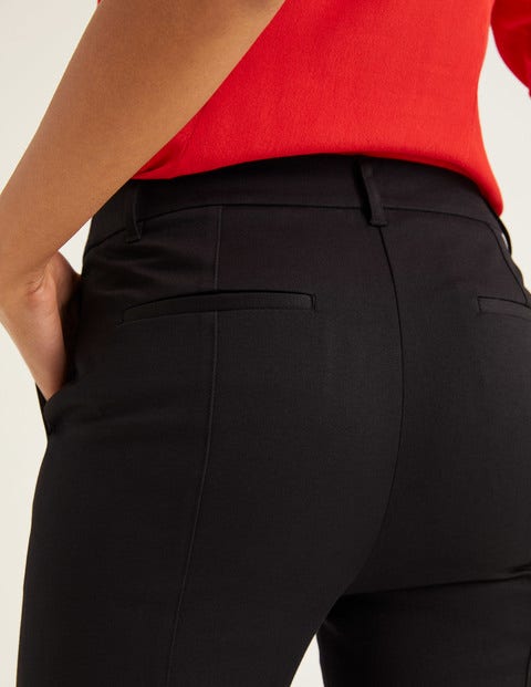 Bath Bi-Stretch Flare Trousers - Black Bath Bi-Stretch Flare Trousers - Black