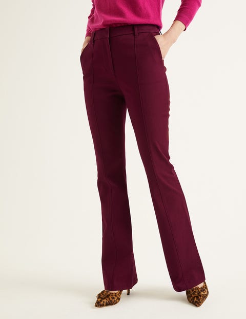 Bath Bi-Stretch Flare Pants - Ruby Ring Bath Bi-Stretch Flare Pants - Ruby Ring