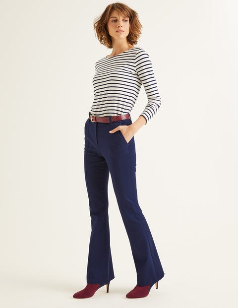 Malvern Ausgestellte Hose - Navy Malvern Ausgestellte Hose - Navy