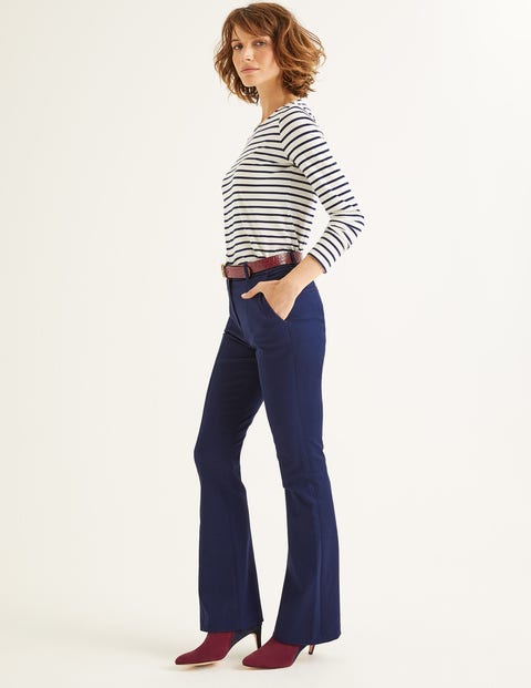Malvern Ausgestellte Hose - Navy Malvern Ausgestellte Hose - Navy