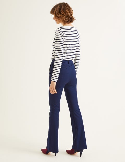 Malvern Ausgestellte Hose - Navy Malvern Ausgestellte Hose - Navy