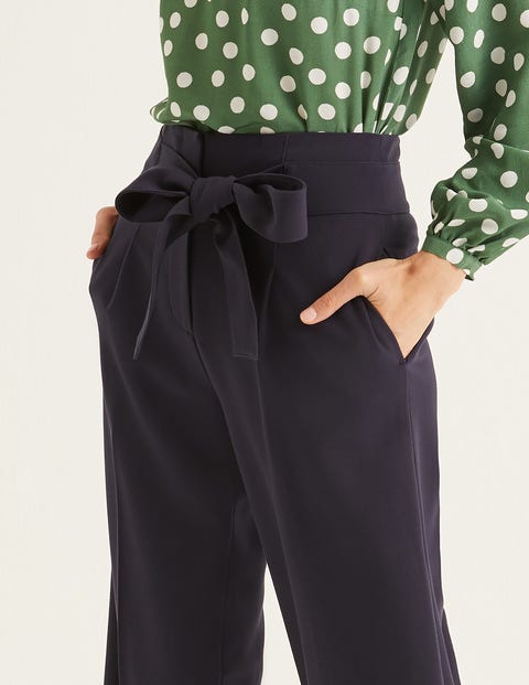 Ketton Wide Leg Trousers - Navy Ketton Wide Leg Trousers - Navy
