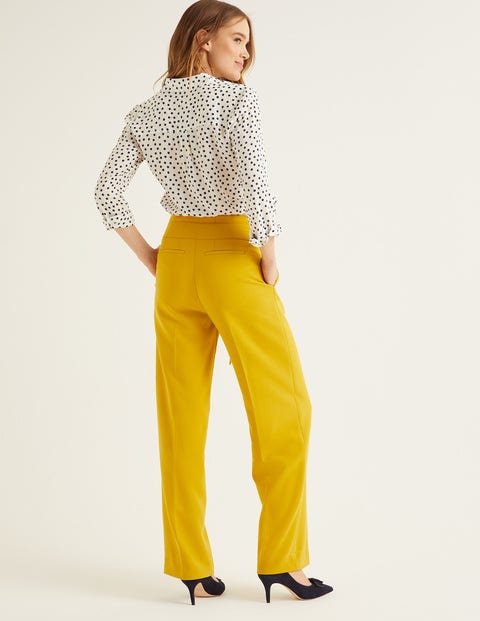 Ketton Wide Leg Pants - Saffron Ketton Wide Leg Pants - Saffron