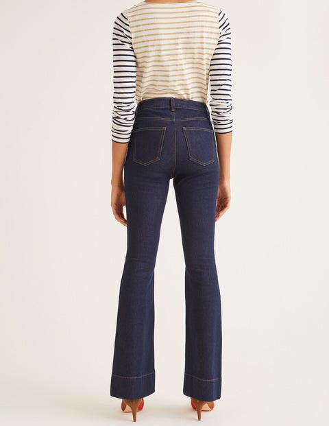 Ausgestellte Jeans - Indigoblau Ausgestellte Jeans - Indigoblau