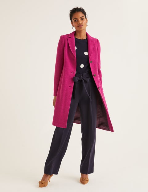 Stanhope Coat - Vibrant Plum Stanhope Coat - Vibrant Plum