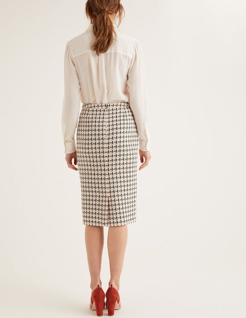 Clara Pencil Skirt - Pink/Green Windmill Clara Pencil Skirt - Pink/Green Windmill