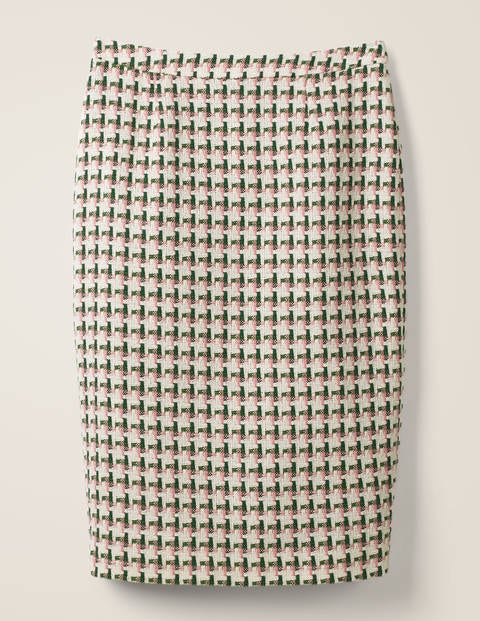 Clara Pencil Skirt - Pink/Green Windmill Clara Pencil Skirt - Pink/Green Windmill
