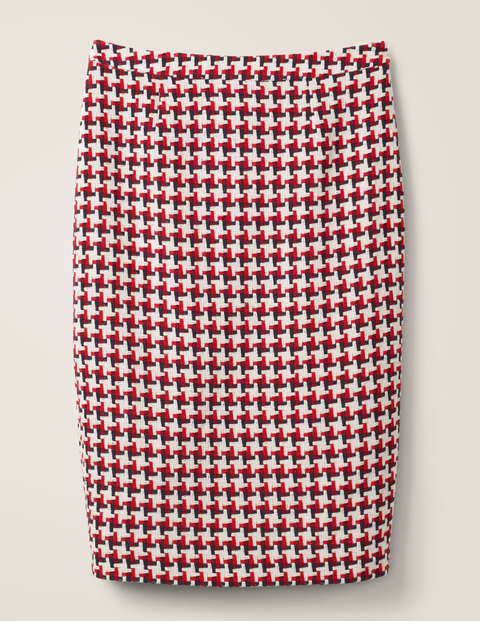 Clara Pencil Skirt - Red/Navy Windmill Clara Pencil Skirt - Red/Navy Windmill