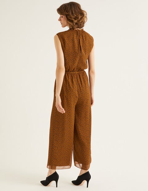 Melody Jumpsuit - Pumpkin Ditsy Petal Melody Jumpsuit - Pumpkin Ditsy Petal