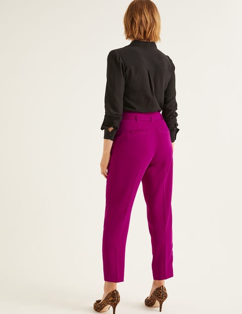 Christina Belted Pants - Vibrant Plum Christina Belted Pants - Vibrant Plum