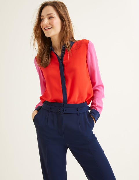 Christina Hose Mit Gürtel - Navy Christina Hose Mit Gürtel - Navy