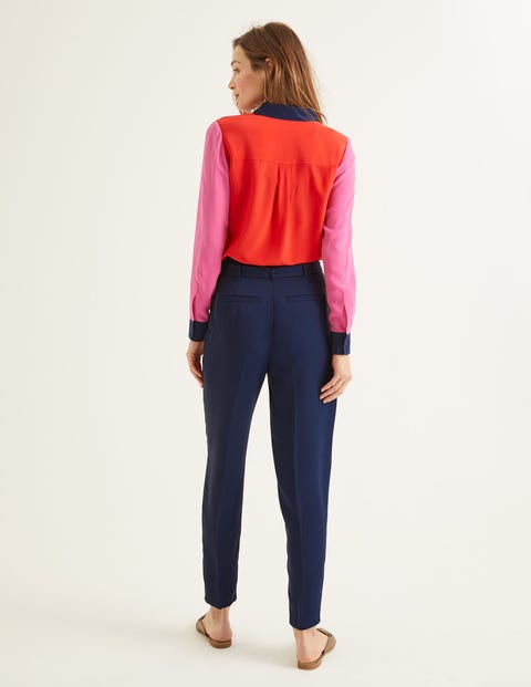 Christina Hose Mit Gürtel - Navy Christina Hose Mit Gürtel - Navy