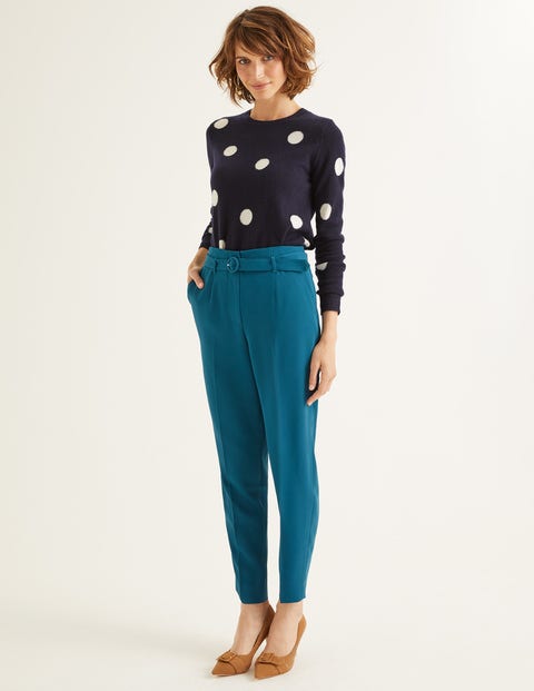 Christina Belted Pants - Baltic Christina Belted Pants - Baltic