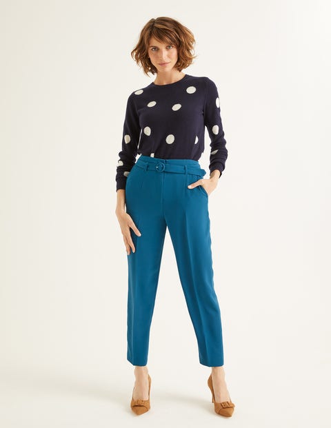 Christina Belted Pants - Baltic Christina Belted Pants - Baltic