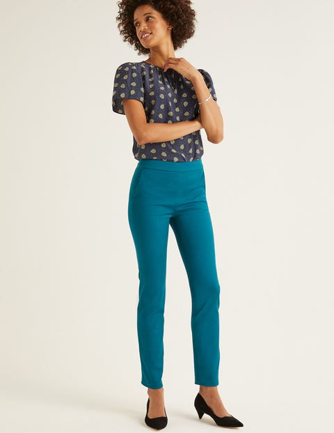 Bath Bi-Stretch 7/8 Trousers - Baltic Bath Bi-Stretch 7/8 Trousers - Baltic