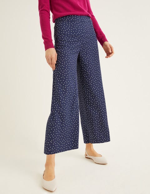 Bray Culottes - Navy Polka Dot Bray Culottes - Navy Polka Dot