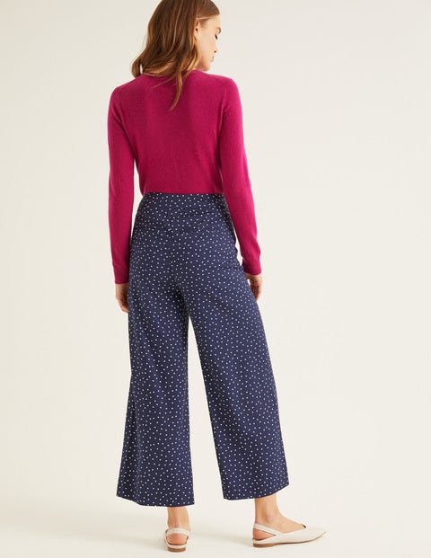 Bray Culottes - Navy Polka Dot Bray Culottes - Navy Polka Dot