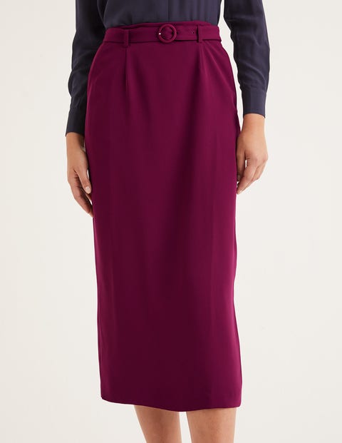 Christina Belted Skirt - Ruby Ring Christina Belted Skirt - Ruby Ring