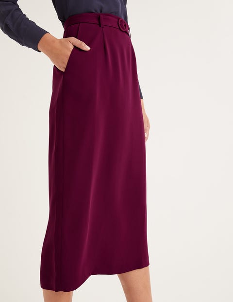 Christina Belted Skirt - Ruby Ring Christina Belted Skirt - Ruby Ring