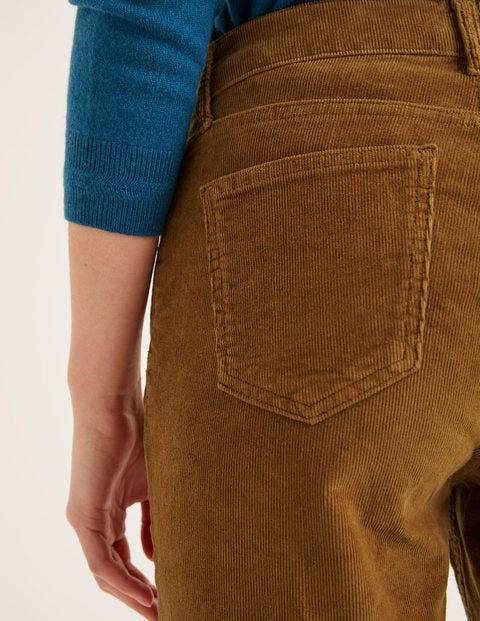 Cord Slim Straight Jeans - Gingerbread Cord Slim Straight Jeans - Gingerbread