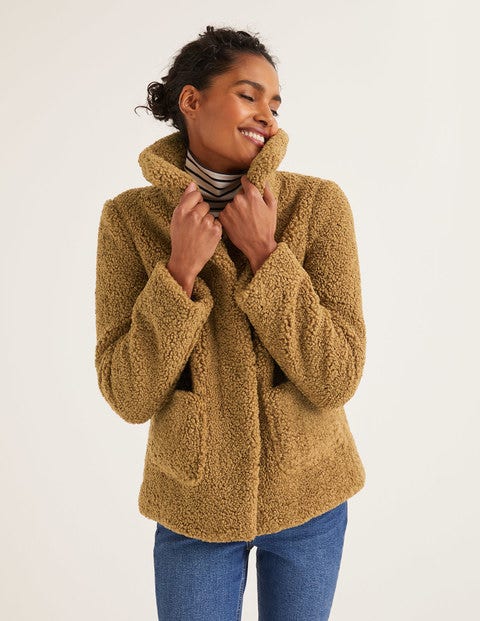 Kemble Teddy Coat - Camel Kemble Teddy Coat - Camel