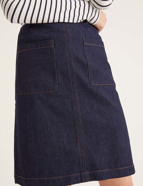Bay Mini Skirt - Rinse Indigo Bay Mini Skirt - Rinse Indigo