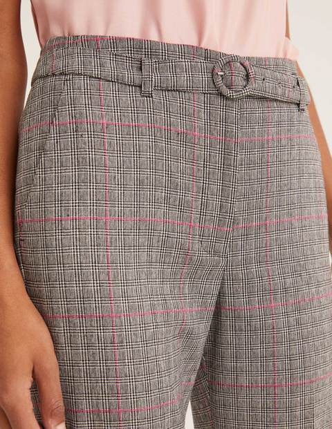 Malden Tweed-Hose - Grau/Rosa, Kariert Malden Tweed-Hose - Grau/Rosa, Kariert