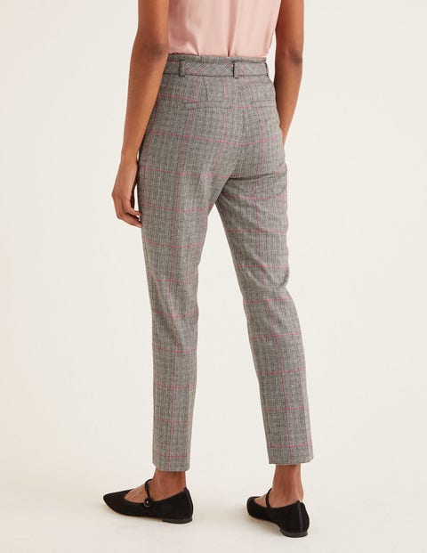 Malden Tweed-Hose - Grau/Rosa, Kariert Malden Tweed-Hose - Grau/Rosa, Kariert