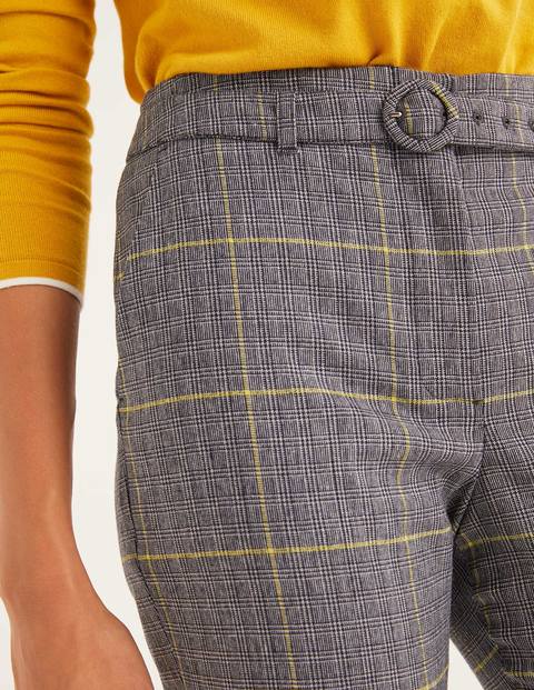 Malden Tweed Trousers - Navy, Yellow Overcheck Malden Tweed Trousers - Navy, Yellow Overcheck