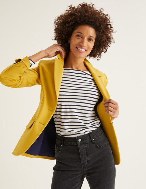 Smyth Ponte Blazer - Saffron Smyth Ponte Blazer - Saffron