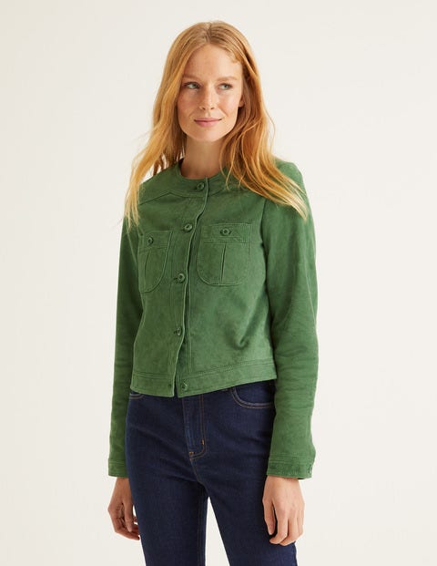 Behn Crop Jacket - Broad Bean Behn Crop Jacket - Broad Bean