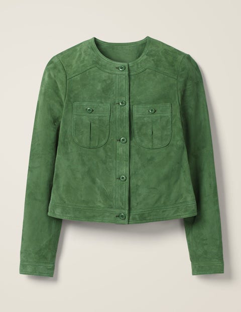 Behn Crop Jacket - Broad Bean Behn Crop Jacket - Broad Bean