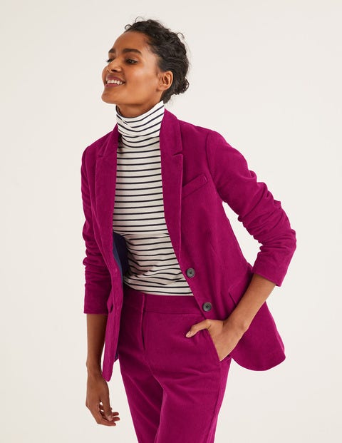 Smyth Cord Blazer - Vibrant Plum Smyth Cord Blazer - Vibrant Plum