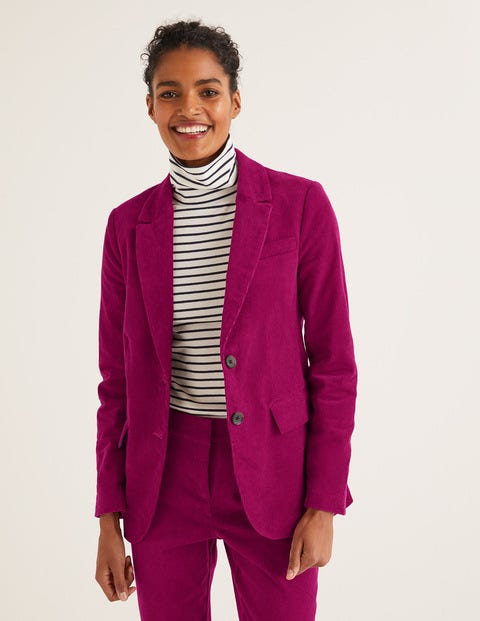 Smyth Cord Blazer - Vibrant Plum Smyth Cord Blazer - Vibrant Plum