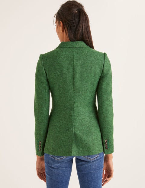 Smyth British Tweed Blazer - Green Herringbone Smyth British Tweed Blazer - Green Herringbone