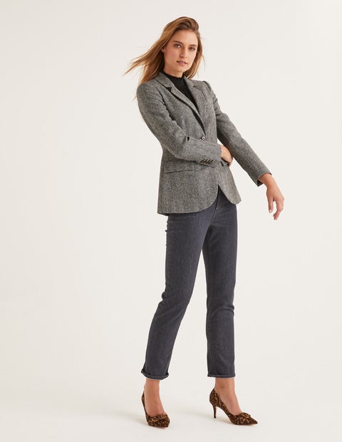 Smyth British Tweed Blazer - Charcoal Herringbone Smyth British Tweed Blazer - Charcoal Herringbone