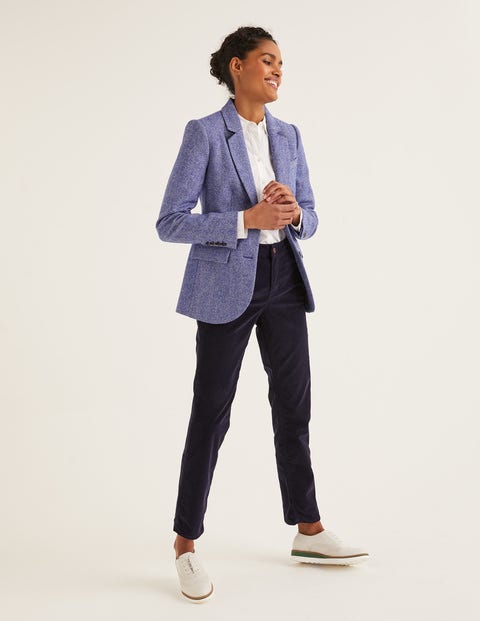 Smyth British Tweed Blazer - Bright Blue Herringbone Smyth British Tweed Blazer - Bright Blue Herringbone