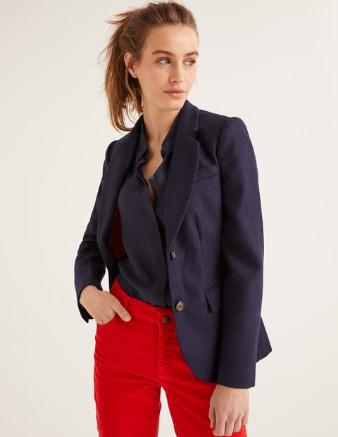 Blazer Wollstonecraft En Tweed - Bleu marine Blazer Wollstonecraft En Tweed - Bleu marine