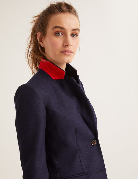 Blazer Wollstonecraft En Tweed - Bleu marine Blazer Wollstonecraft En Tweed - Bleu marine