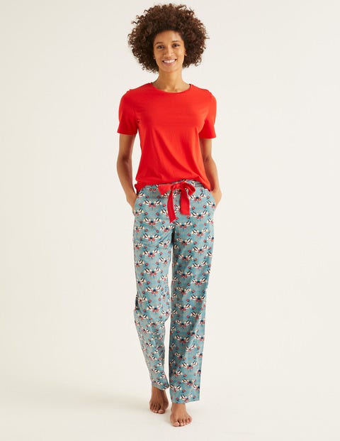 Mollie Pj Bottoms - Heritage Blue Nightingale Mollie Pj Bottoms - Heritage Blue Nightingale