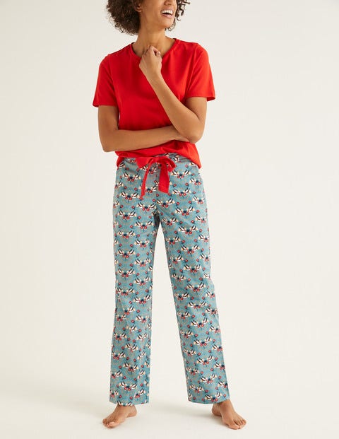 Mollie Pj Bottoms - Heritage Blue Nightingale Mollie Pj Bottoms - Heritage Blue Nightingale