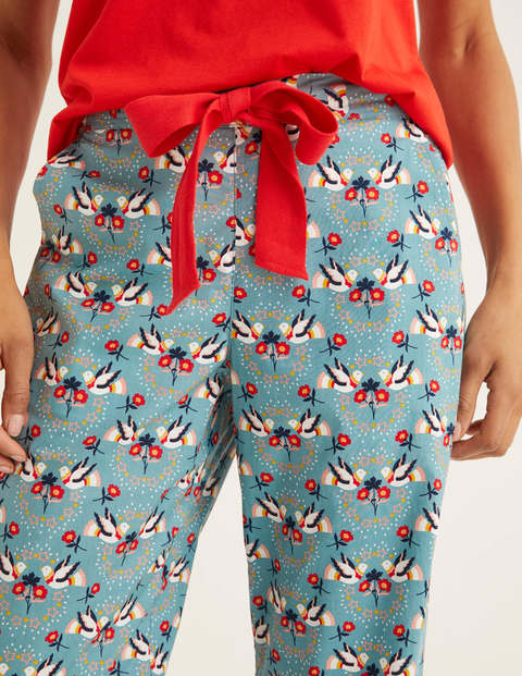 Mollie Pj Bottoms - Heritage Blue Nightingale Mollie Pj Bottoms - Heritage Blue Nightingale