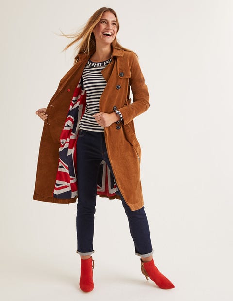 Markham Cord Trench Coat - Gingerbread Markham Cord Trench Coat - Gingerbread