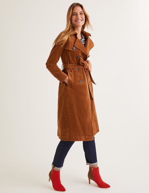 Markham Cord Trench Coat - Gingerbread Markham Cord Trench Coat - Gingerbread