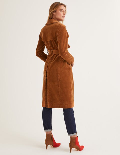 Markham Cord Trench Coat - Gingerbread Markham Cord Trench Coat - Gingerbread