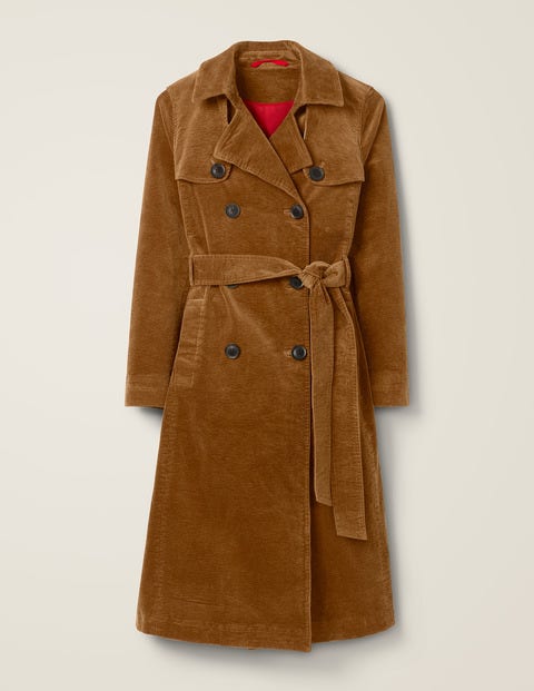 Markham Cord Trench Coat - Gingerbread Markham Cord Trench Coat - Gingerbread