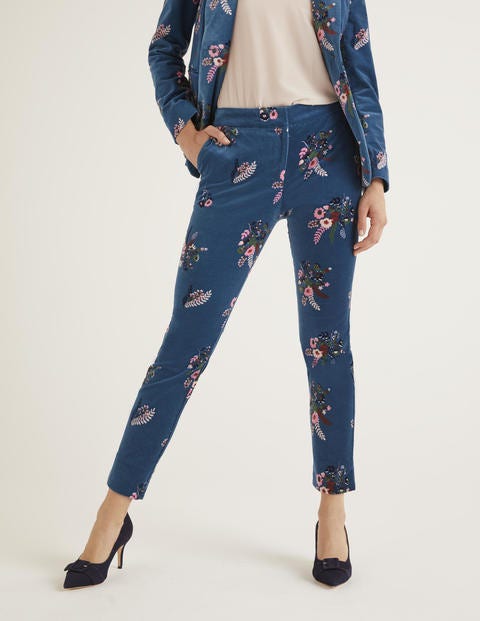 Velvet Pants - Baltic, Country Posy Velvet Pants - Baltic, Country Posy