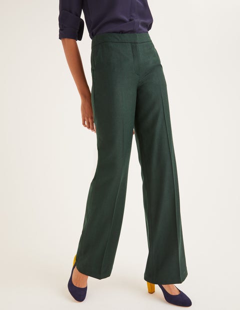 British Tweed Pants - Green Herringbone British Tweed Pants - Green Herringbone