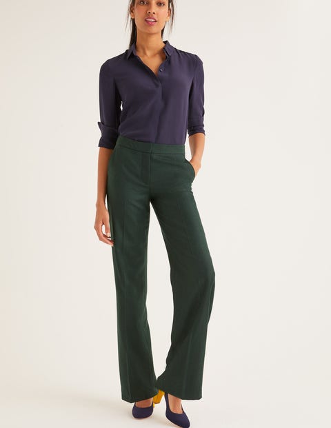 British Tweed Pants - Green Herringbone British Tweed Pants - Green Herringbone